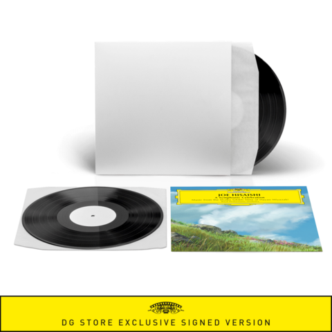 A Symphonic Celebration von Joe Hisaishi - Limitierte Signierte Nummerierte 2 Vinyl White Label + Art Card jetzt im Joe Hisaishi Store